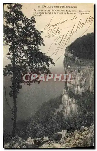 Cartes postales Le Royans Pittoresque Environs de St Jean En Royans Route pittoresque de Combe laval a la foret