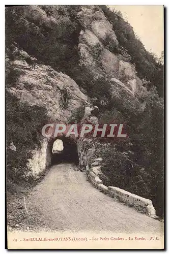 Cartes postales Ste Eulalie En Royans Les Petits Goulets La Sortie