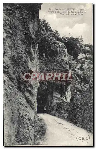 Cartes postales Foret de Lente Route Forestiere de Combe Laval Tunnel des moines