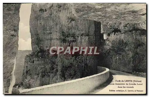 Cartes postales Foret de Lente Route Forestiere de Combe Laval dans les tunnels