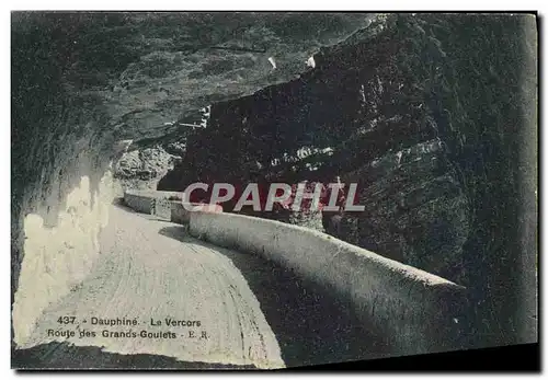 Cartes postales Dauphine Le Vercors Route des Grands Goulets