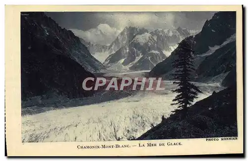 Cartes postales Chamonix Mont Blanc La Mer de Glace