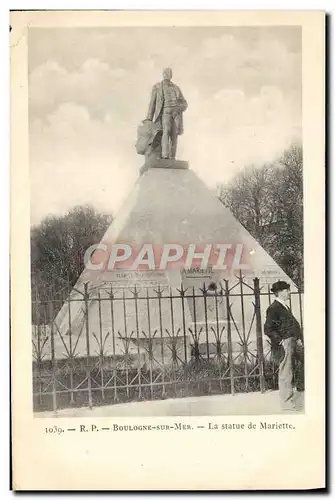 Cartes postales Boulogne sur Mer La Statue de Mariette