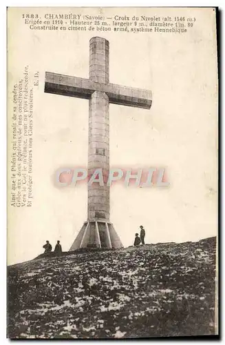 Ansichtskarte AK Chambery Croix du Nivolet