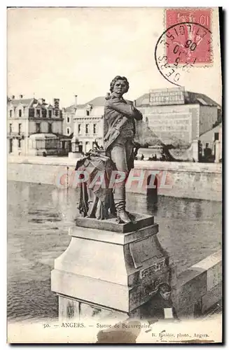 Ansichtskarte AK Angers Statue de Beaurepaire