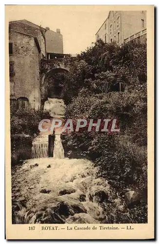 Ansichtskarte AK Royat La Cascade de Tiretaine