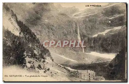 Cartes postales Gavarnie Vue Generale du Cirque