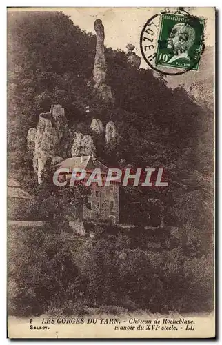 Ansichtskarte AK Les Gorges Du Tarn Chateau de Rocheblave Manoir du 16eme