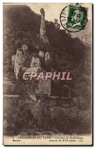 Cartes postales Les Gorges Du Tarn Chateau de Rocheblave Manoir du 16eme