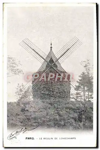 Cartes postales Paris Le Moulin De Longchamps