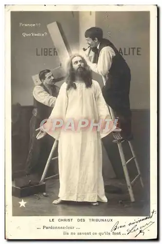 Cartes postales Le Christ Des Tribunaux Pardonnez Leur