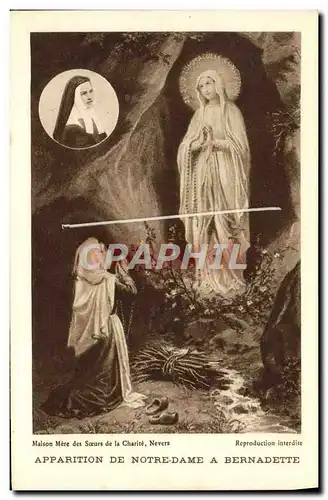 Cartes postales Apparition de Notre Dame A Bernadette