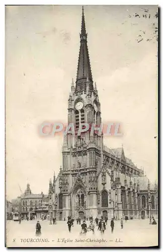 Cartes postales Tourcoing L&#39Eglise Saint Christophe