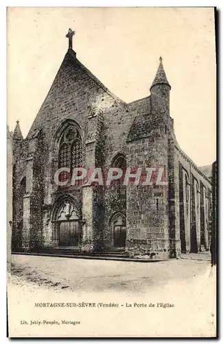 Cartes postales Mortagne Sur Sevre La Porte de l&#39Eglise