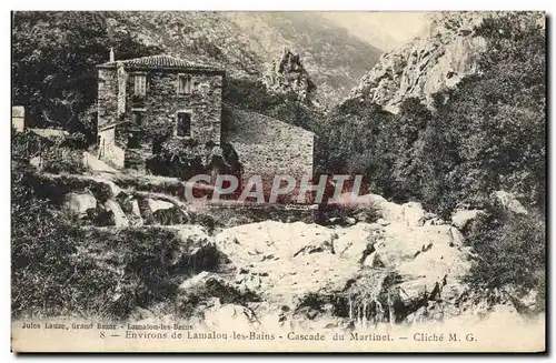 Cartes postales Environs de Lamalou les Bains Cascade du Martinet