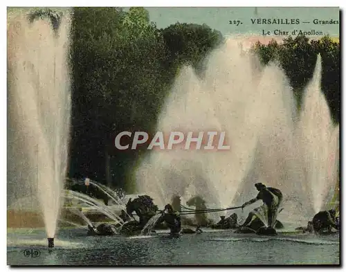 Ansichtskarte AK Versailles Grands Le Char d&#39Apollon