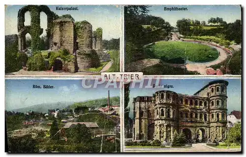 Cartes postales Kaiserpalasf Bmphitheater Alt Trier