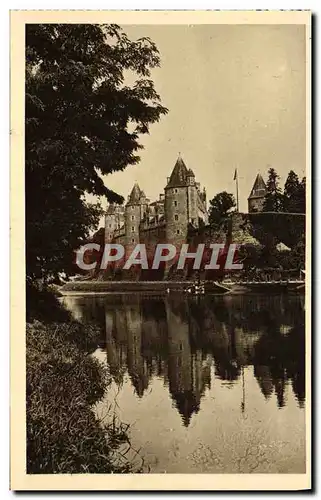 Cartes postales Josselin Les Bords de L'Oust et le Chateau