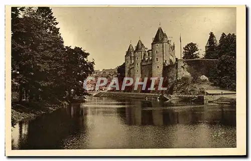 Cartes postales Josselin Les Bords de l'Oust et le Chateau