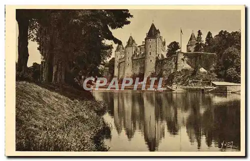 Cartes postales Josselin Les bords de l'Oust et le chateau