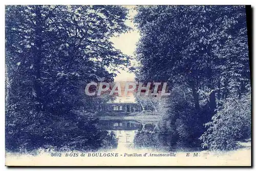 Cartes postales Bois de Boulogne Pavillon d&#39Armenonville