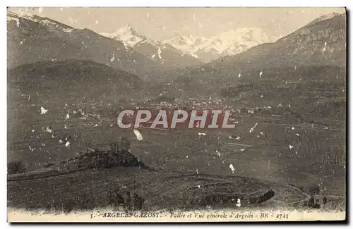 Cartes postales Argeles Gazost Vallee et Vue Generale d&#39Argeles
