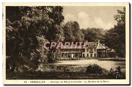 Cartes postales Versailles Hameau de Marie Antoinette la maison de la reine