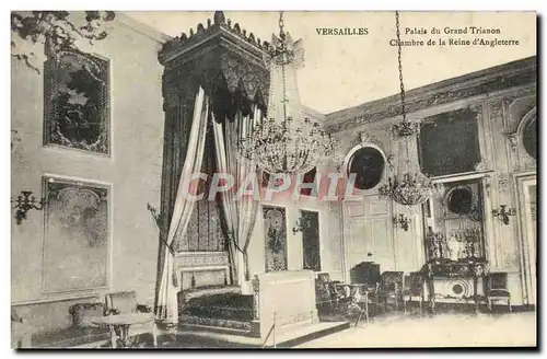 Ansichtskarte AK Versailles Palais du Grand Trianon Chambre de la Reine d&#39Angleterre