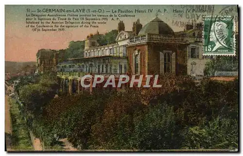 Cartes postales Saint Germain en Laye Le Pavillon Henri IV