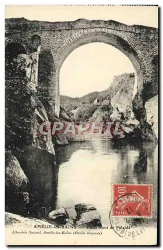 Cartes postales Amelie Les Bains Vieux Pont de Palalda