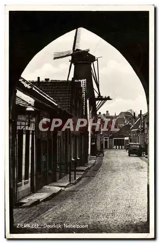 Cartes postales Zierikzee Doorkijk Nobelpoort Moulin a vente