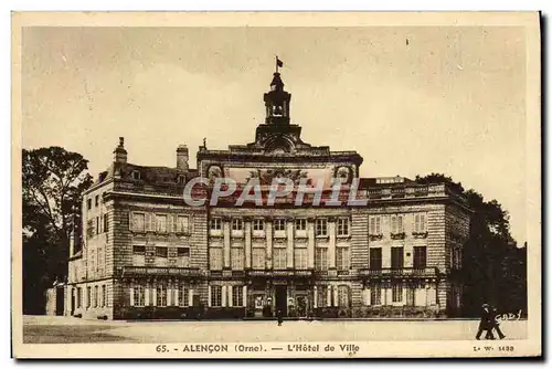 Cartes postales Alencon L&#39Hotel de Ville