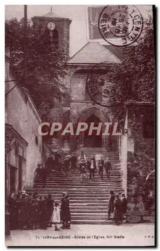 REPRO Ivry Sur Seine Entree de l&#39Eglise Enfants