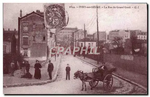 REPRO Ivry Sur Seine La Rue du Grand Gord Ane Charette