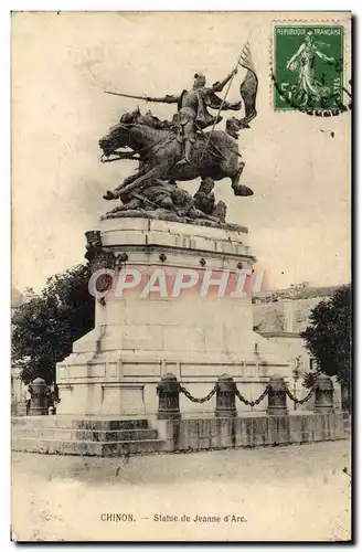 Cartes postales Chinon Statue de Jeanne d&#39Arc