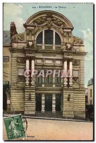 Cartes postales Fougeres Le Theatre