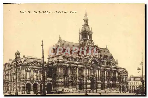 Cartes postales Roubaix Hotel de Ville