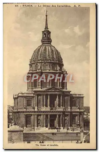 Ansichtskarte AK Paris Le Dome des Invalides