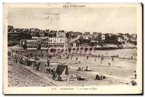 Cartes postales Saint Cast La Plage et L&#39Isle