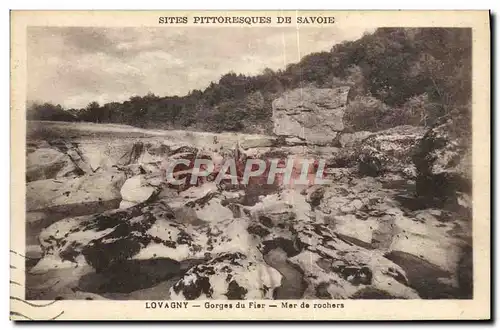 Ansichtskarte AK Sites Pittoresques de Savoie Lovagny Gorges du Fier