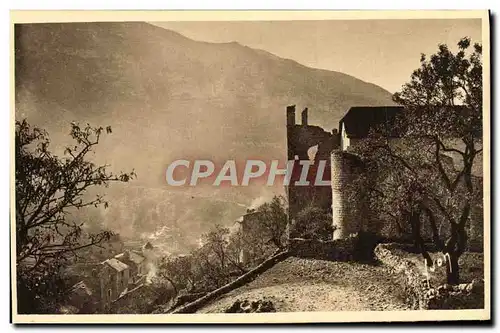Cartes postales Sainte Enimie Ruines de l&#39Ancien Monastere