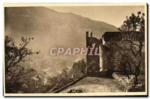 Cartes postales Sainte Enimie Ruines de l'Ancien Monastere