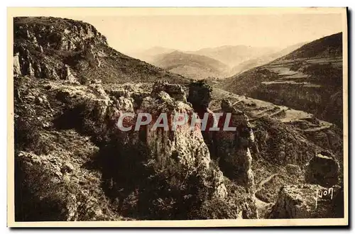 Ansichtskarte AK Gorges du Tarn Le Canon de la Jonte et le Massif de l&#39Aigoual