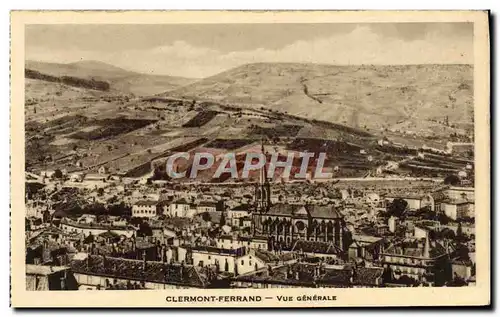 Cartes postales Clermont Ferrand Vue Generale