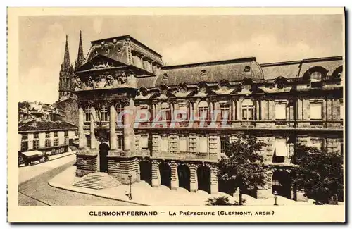 Cartes postales Clermont Ferrand La Prefecture