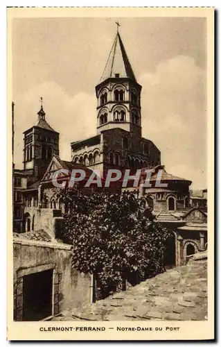 Cartes postales Clermont Ferrand Notre Dame du Port