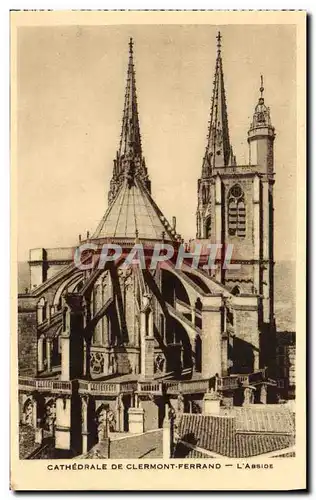 Cartes postales Cathedrale de Clermont Ferrand L&#39Abside