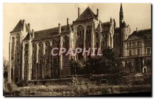 Cartes postales L'Abbaye de Solesmes Les batiments de 1896 vus de l'Ile St Clement
