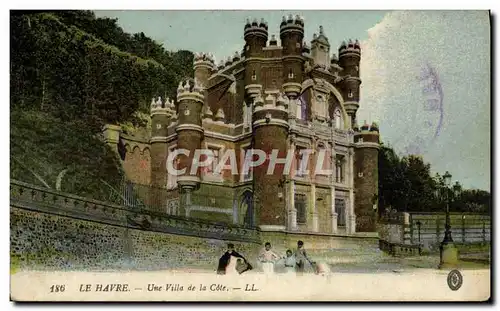 Cartes postales Le Havre Une Villa De La Cote