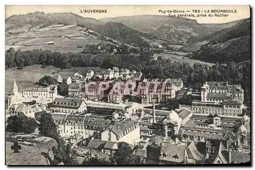 Ansichtskarte AK L&#39Auvergne La Bourboule Vue generale prise du rocher